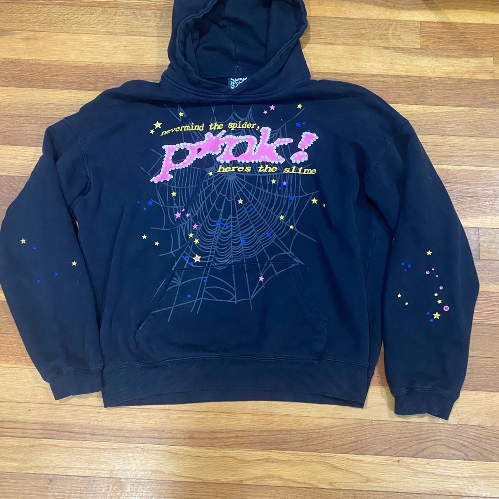 Sp5der hoodie black